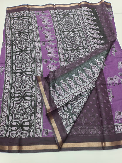 FANCY DOLA SILK SAREE - B S CHANNABASAPPA & SONS