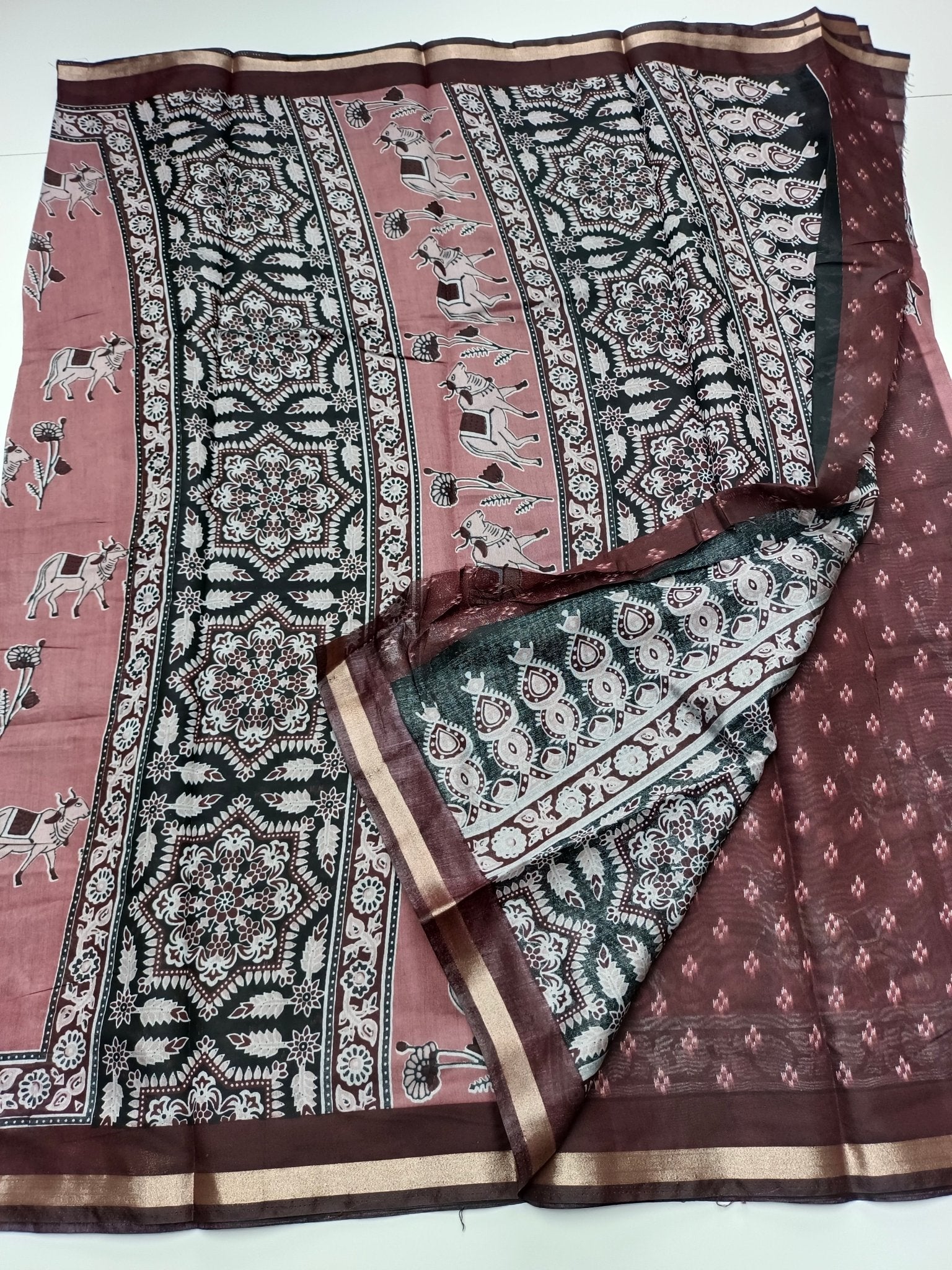 FANCY DOLA SILK SAREE - B S CHANNABASAPPA & SONS