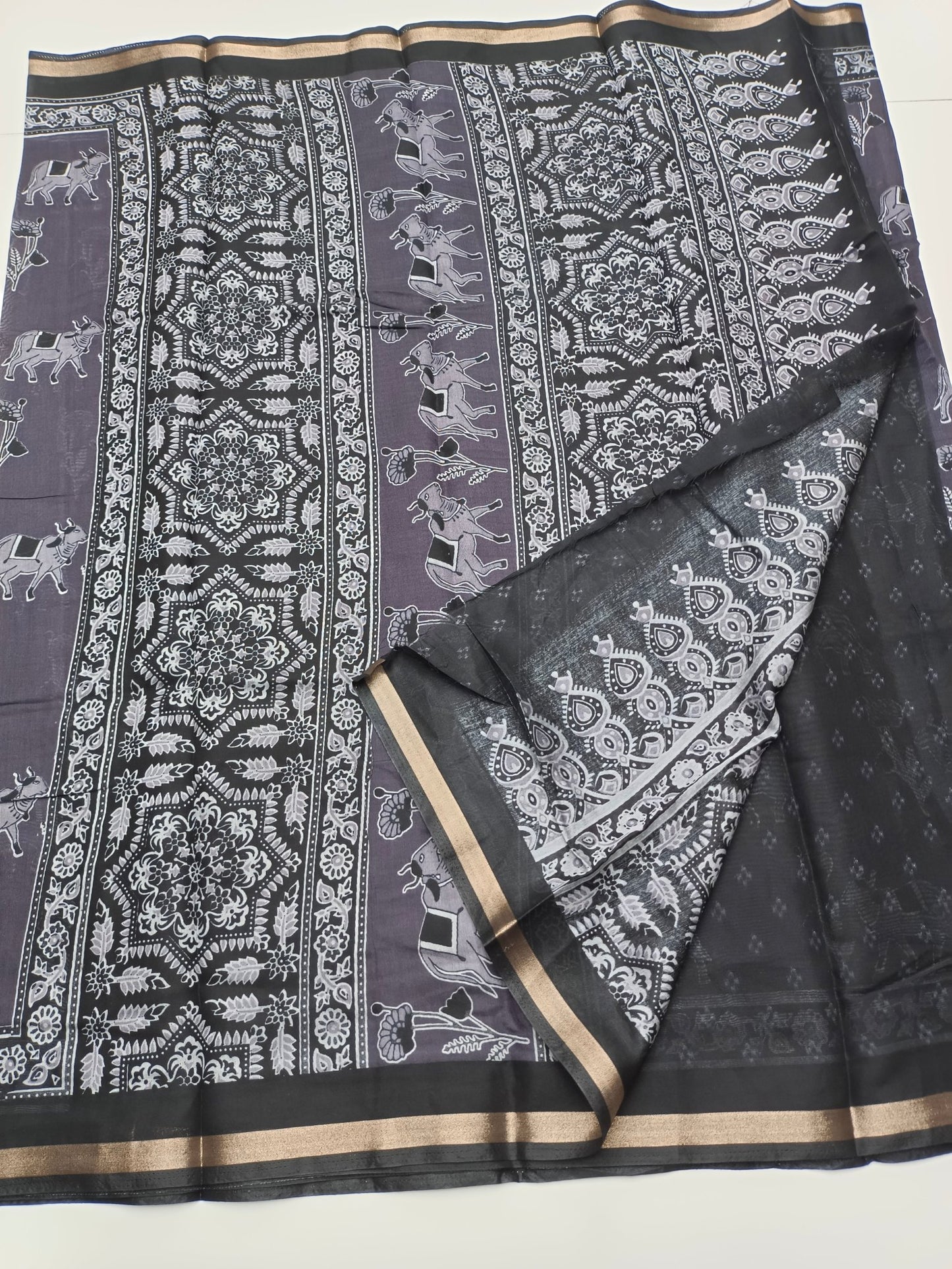 FANCY DOLA SILK SAREE - B S CHANNABASAPPA & SONS