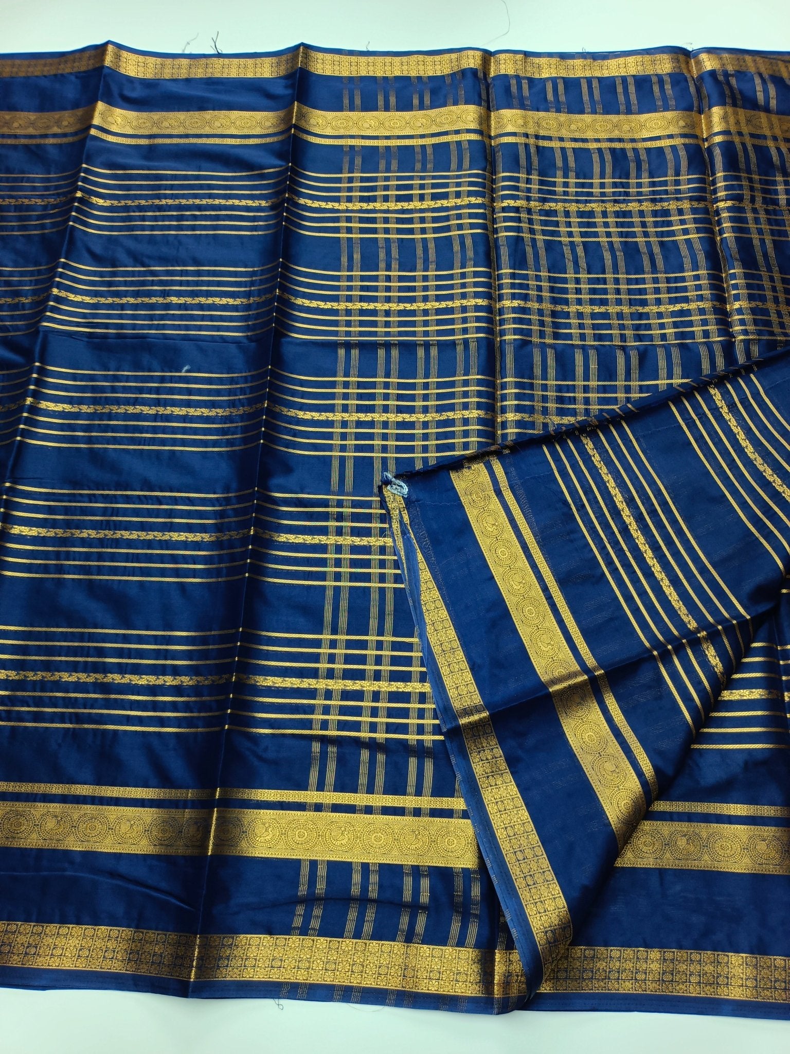 SEMI CREPE SILK SAREE - B S CHANNABASAPPA & SONS