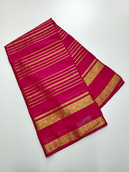 SEMI CREPE SILK SAREE - B S CHANNABASAPPA & SONS