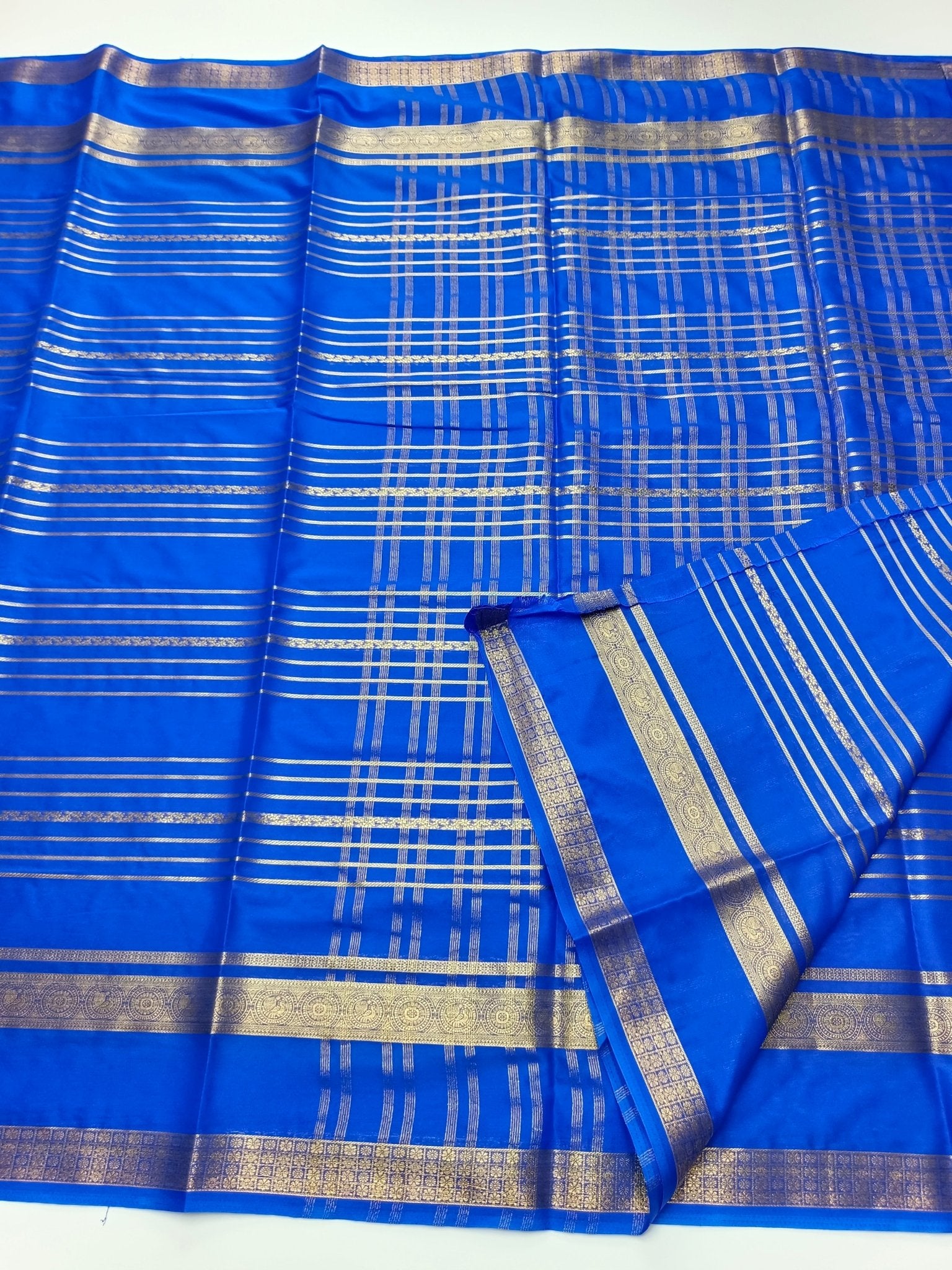 SEMI CREPE SILK SAREE - B S CHANNABASAPPA & SONS