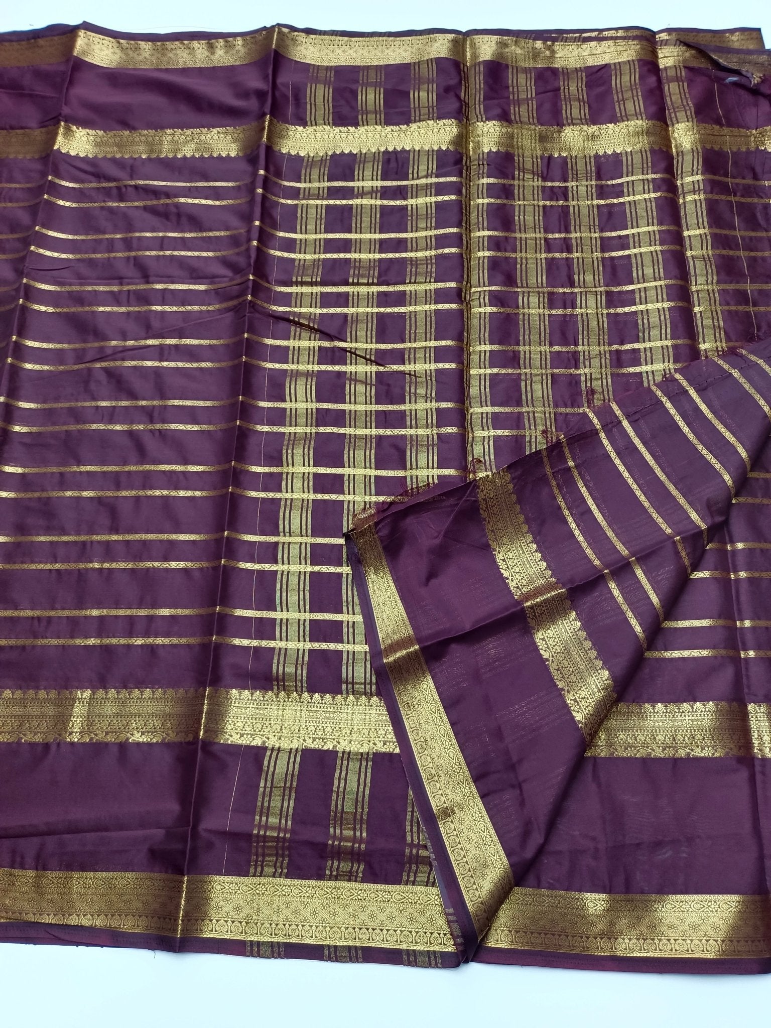 SEMI CREPE SILK SAREE - B S CHANNABASAPPA & SONS