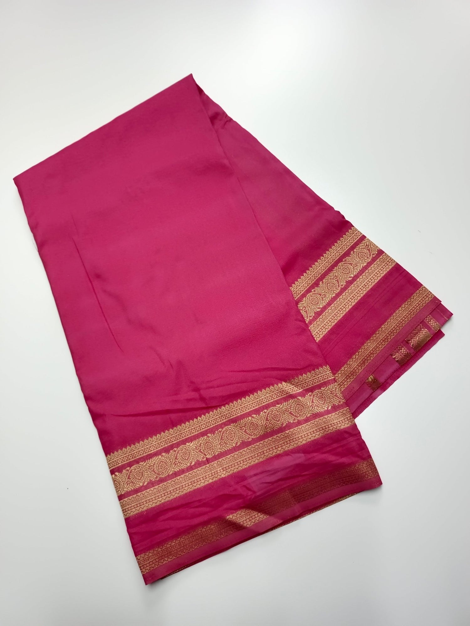 SEMI CREPE SILK SAREE - B S CHANNABASAPPA & SONS
