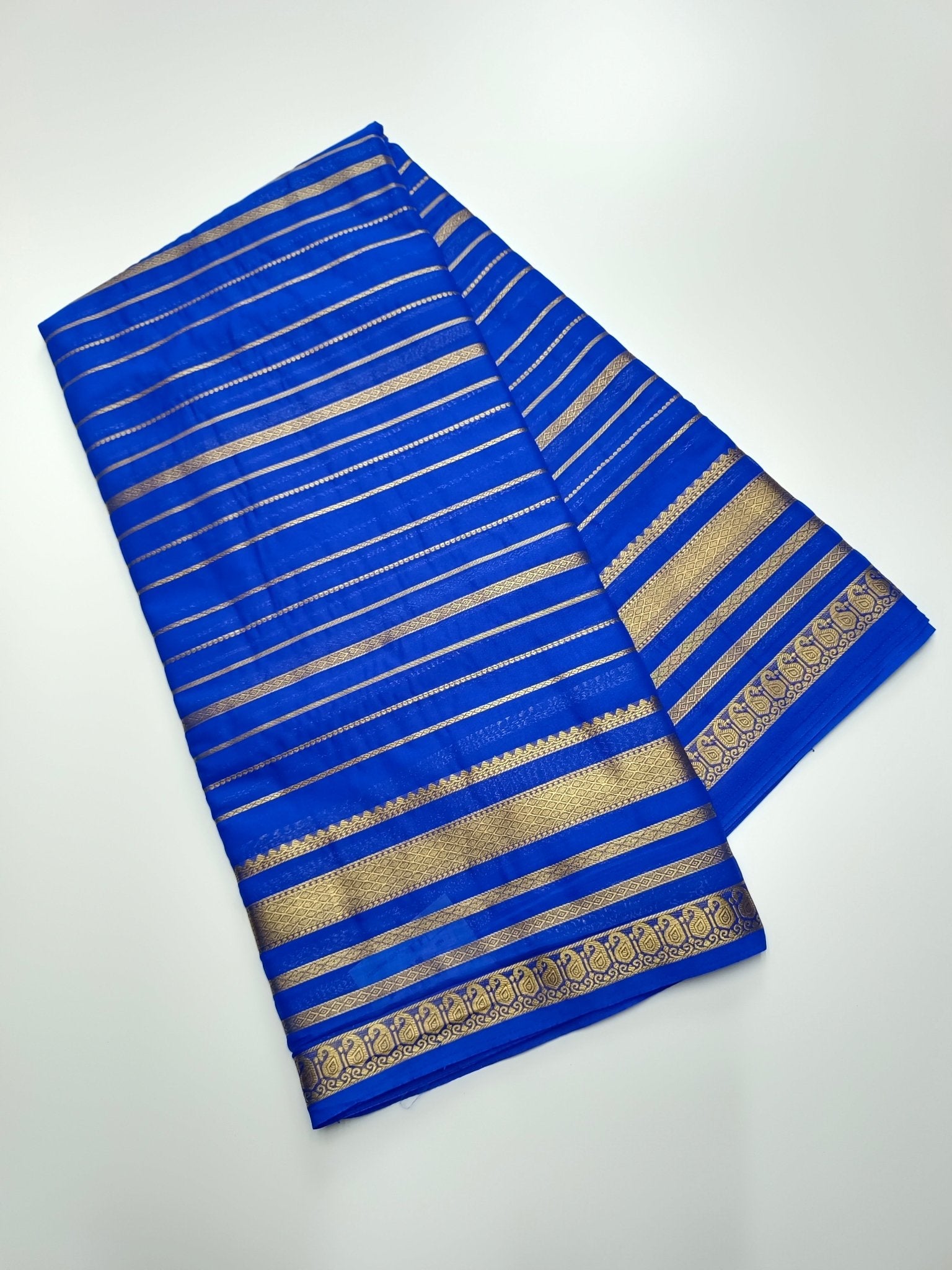 SEMI CREPE SILK SAREE - B S CHANNABASAPPA & SONS