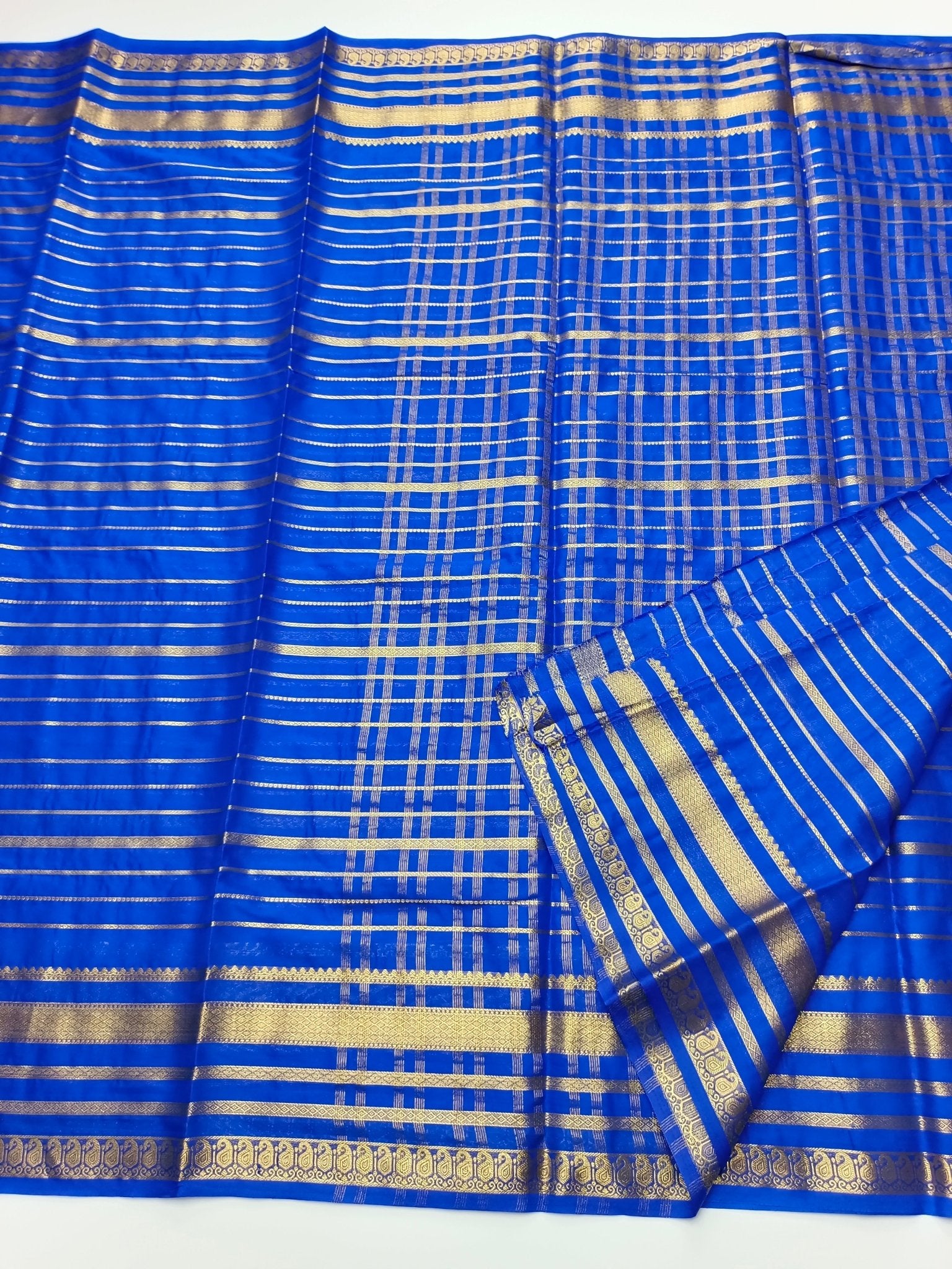 SEMI CREPE SILK SAREE - B S CHANNABASAPPA & SONS