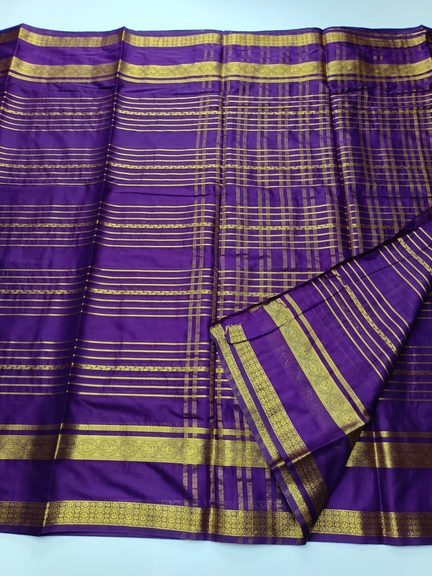 SEMI CREPE SILK SAREE - B S CHANNABASAPPA & SONS