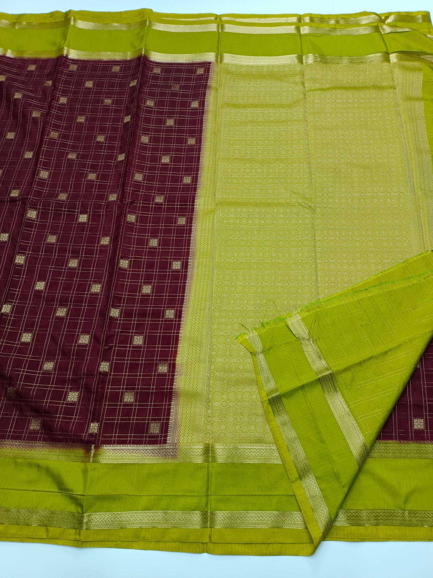 SEMI CREPE SILK SAREE - B S CHANNABASAPPA & SONS