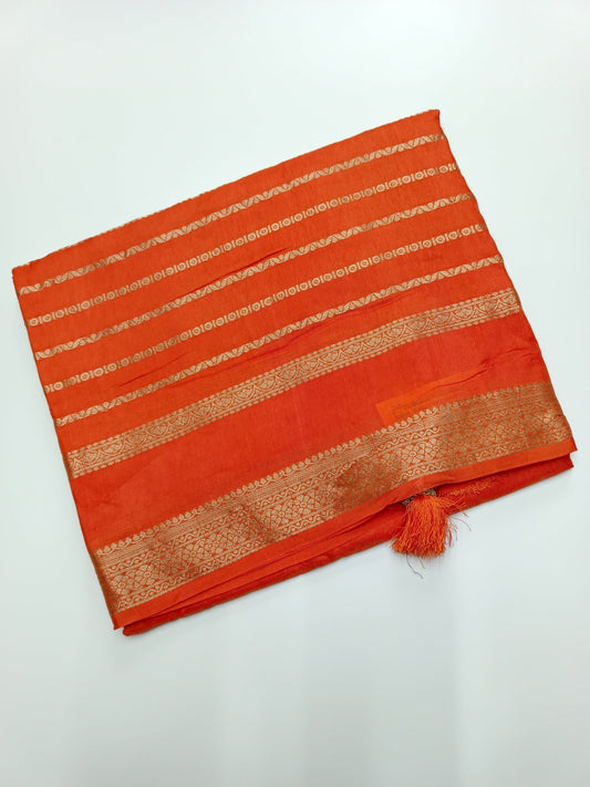 SEMI CREPE SILK SAREE - B S CHANNABASAPPA & SONS