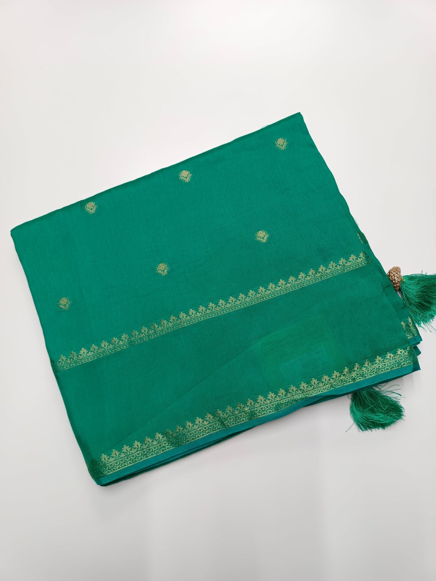 SEMI CREPE SILK SAREE - B S CHANNABASAPPA & SONS