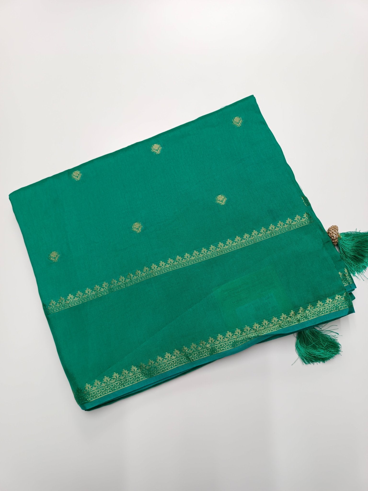 SEMI CREPE SILK SAREE - B S CHANNABASAPPA & SONS