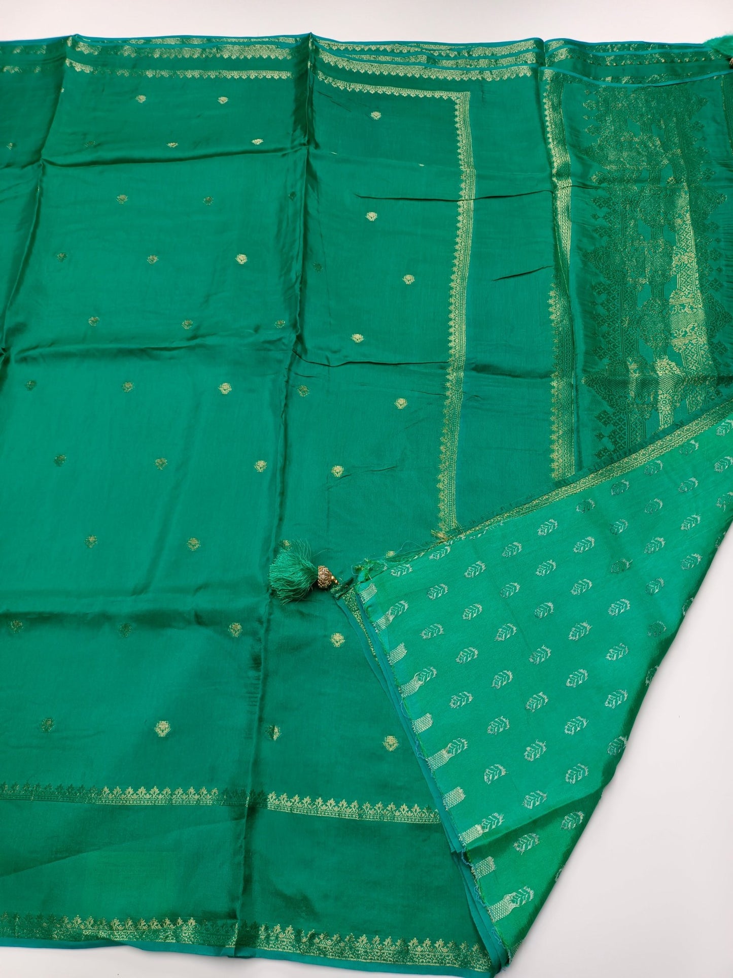 SEMI CREPE SILK SAREE - B S CHANNABASAPPA & SONS
