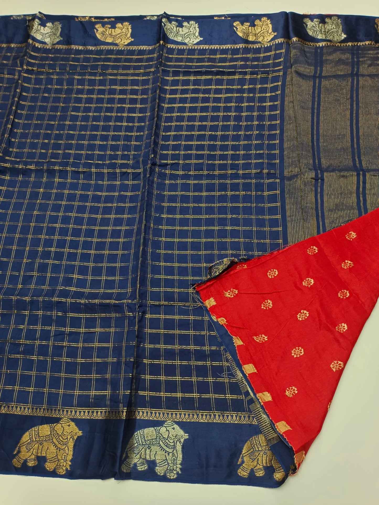 SEMI CREPE SILK SAREE - B S CHANNABASAPPA & SONS