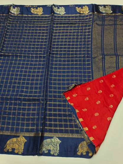 SEMI CREPE SILK SAREE - B S CHANNABASAPPA & SONS