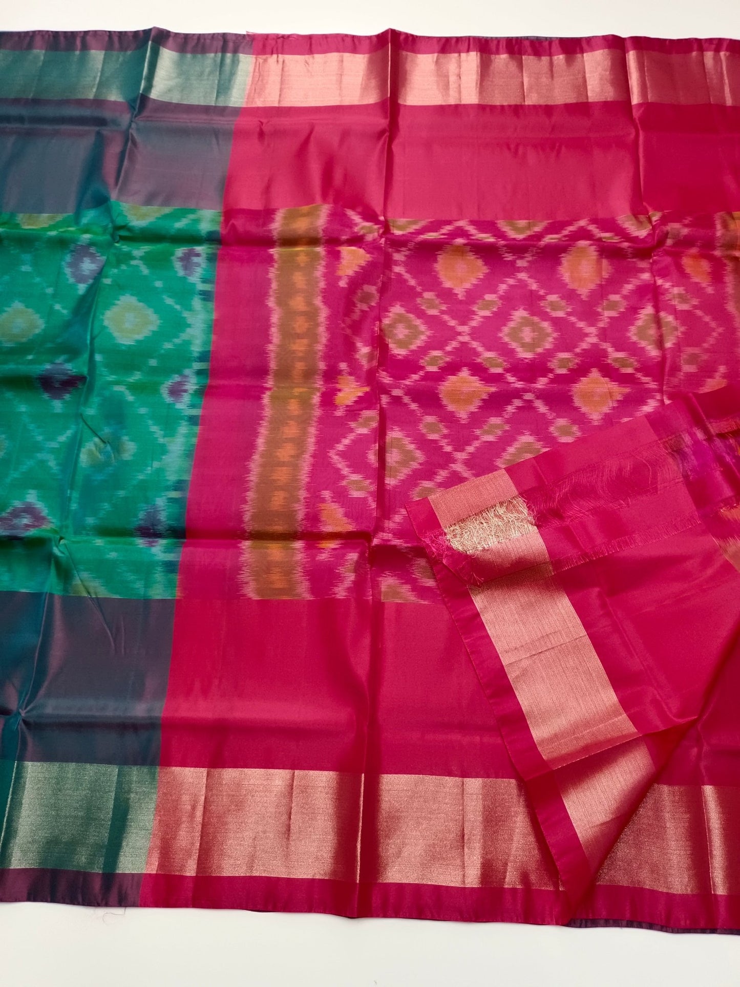 FANCY SOFT SILK SAREE - B S CHANNABASAPPA & SONS