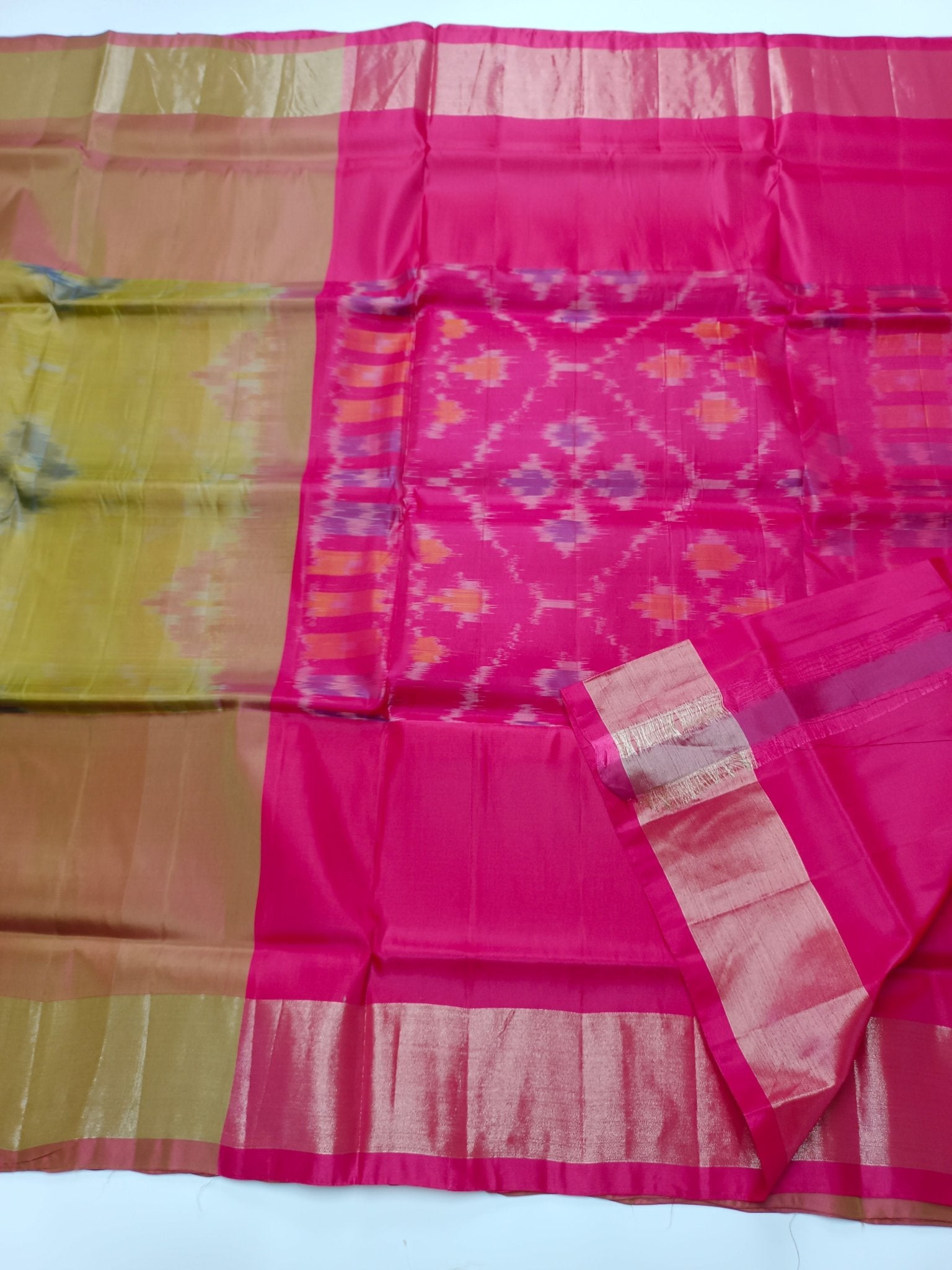 FANCY SOFT SILK SAREE - B S CHANNABASAPPA & SONS