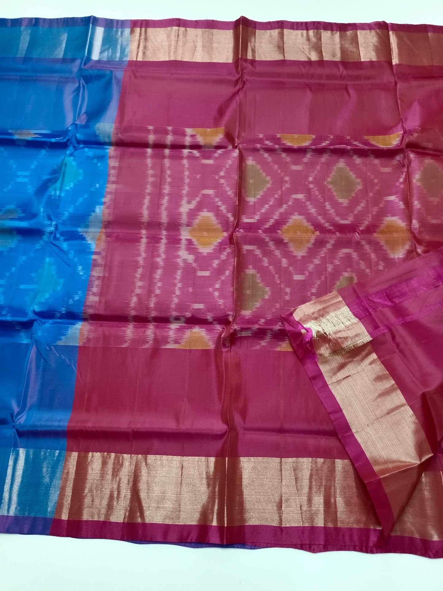 FANCY SOFT SILK SAREE - B S CHANNABASAPPA & SONS