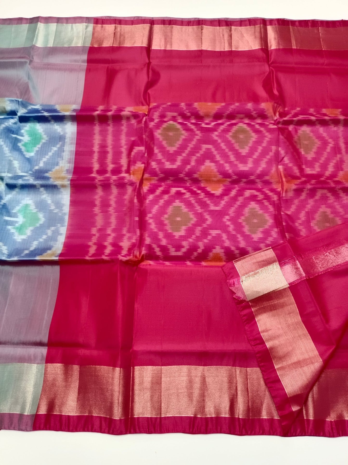 FANCY SOFT SILK SAREE - B S CHANNABASAPPA & SONS