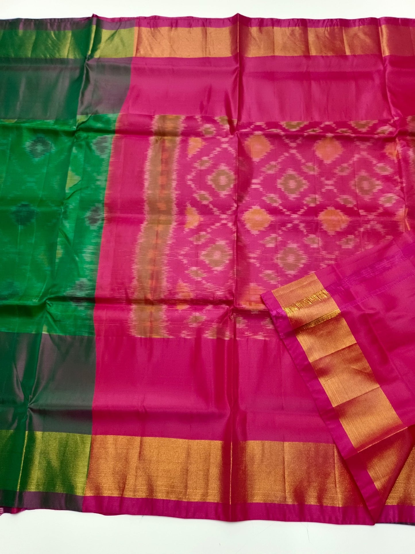 FANCY SOFT SILK SAREE - B S CHANNABASAPPA & SONS