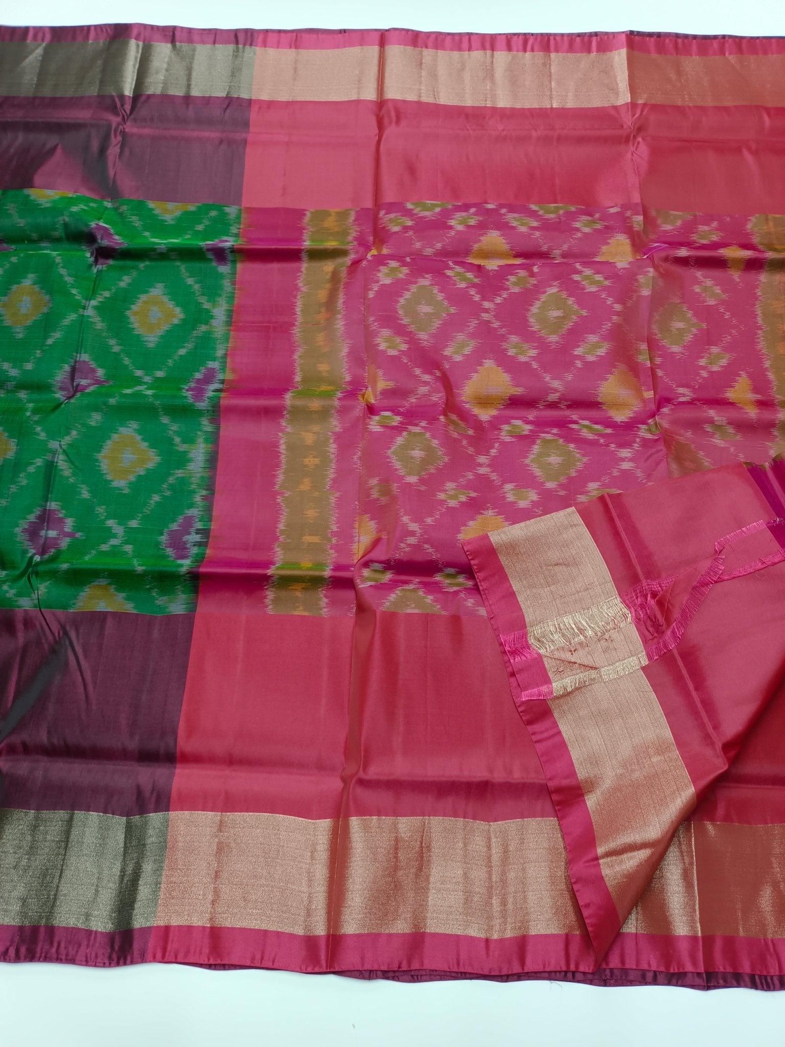 FANCY SOFT SILK SAREE - B S CHANNABASAPPA & SONS