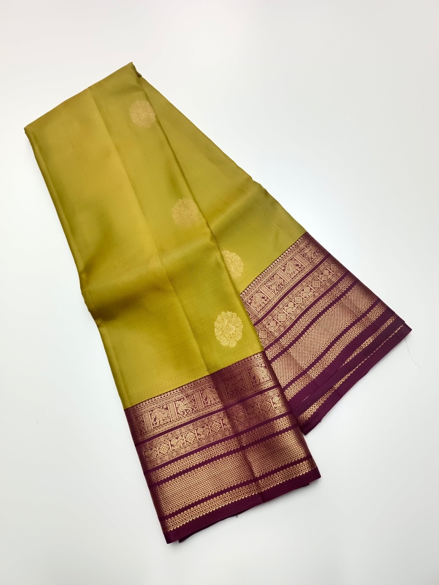 KANCHIPURAM PURE SILK SAREE - B S CHANNABASAPPA & SONS