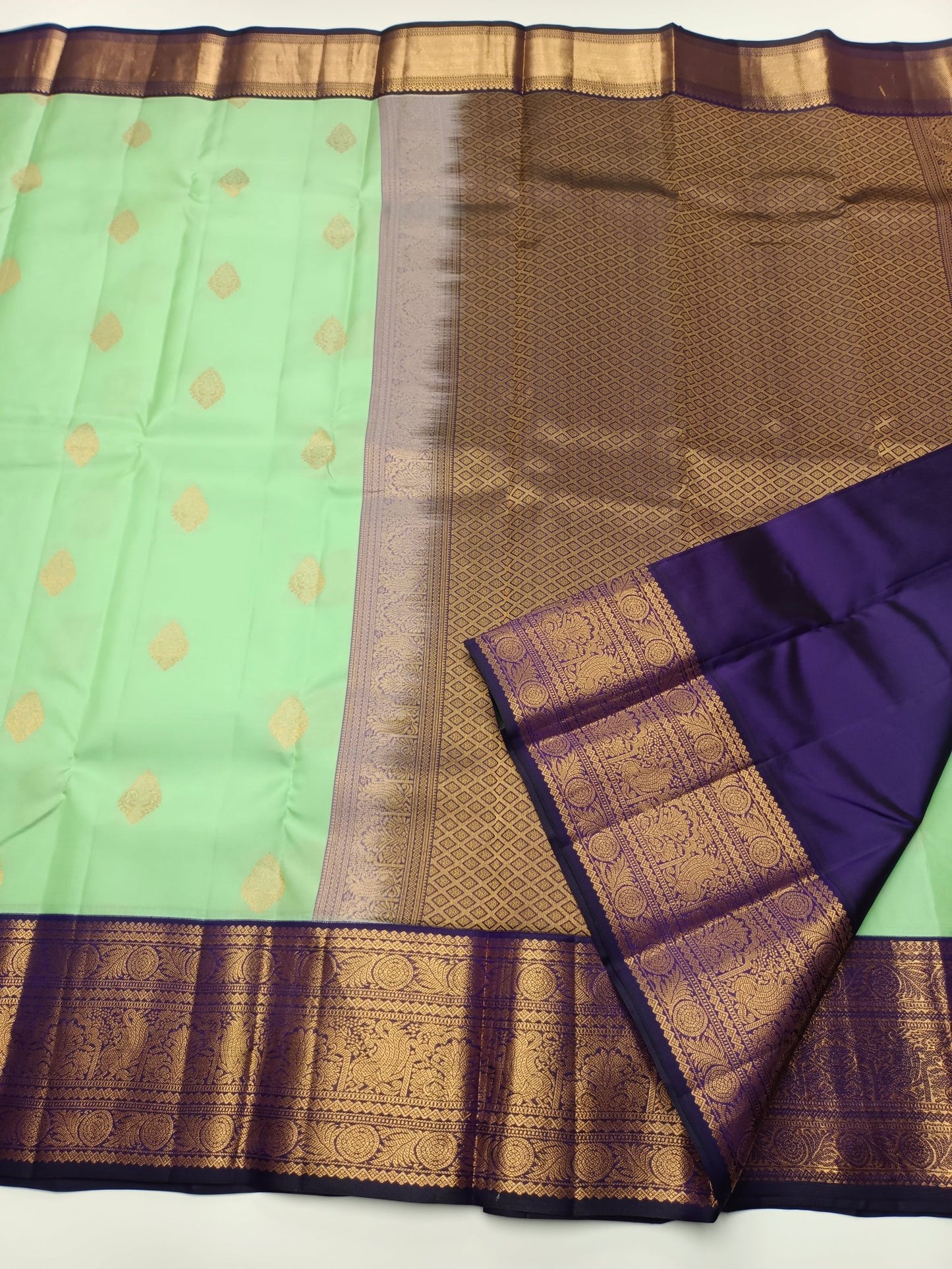 KANCHIPURAM PURE SILK SAREE - B S CHANNABASAPPA & SONS