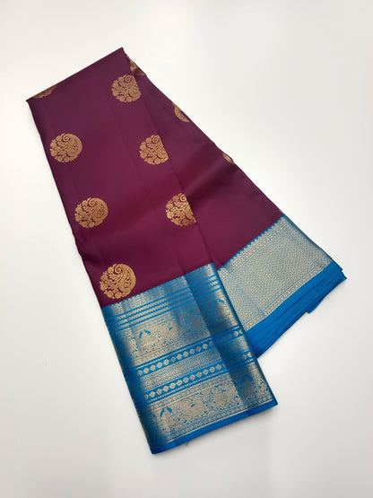 KANCHIPURAM PURE SILK SAREE - B S CHANNABASAPPA & SONS