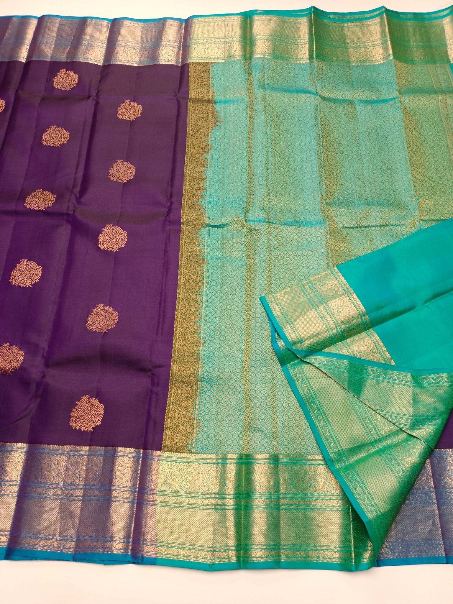 KANCHIPURAM PURE SILK SAREE - B S CHANNABASAPPA & SONS