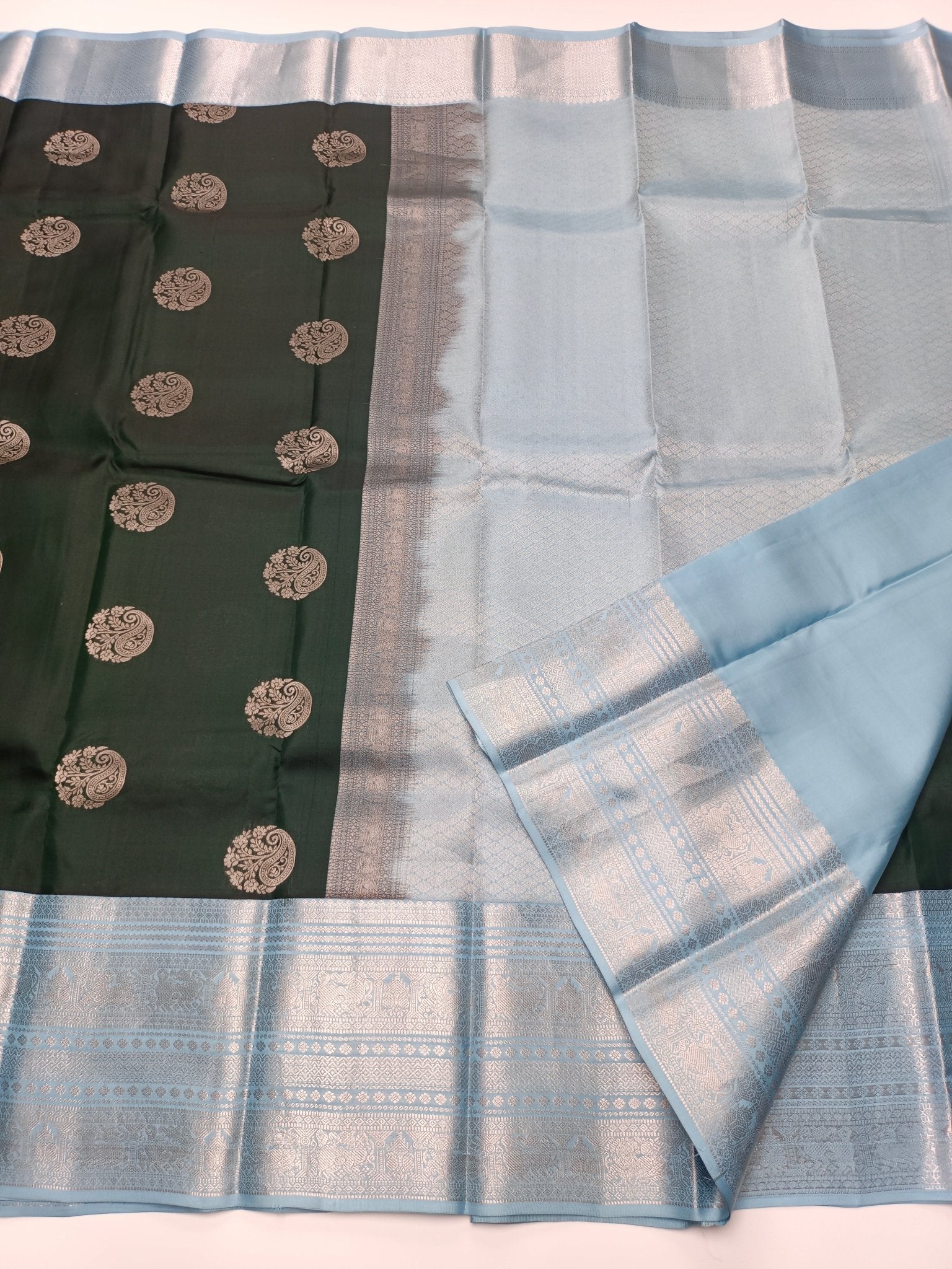 KANCHIPURAM PURE SILK SAREE - B S CHANNABASAPPA & SONS