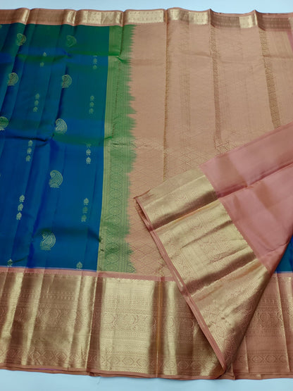 KANCHIPURAM PURE SILK SAREE - B S CHANNABASAPPA & SONS
