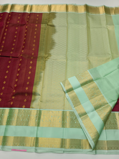 KANCHIPURAM PURE SILK SAREE - B S CHANNABASAPPA & SONS