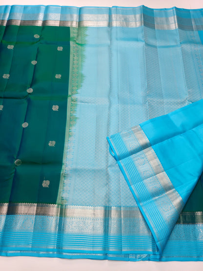 KANCHIPURAM PURE SILK SAREE - B S CHANNABASAPPA & SONS
