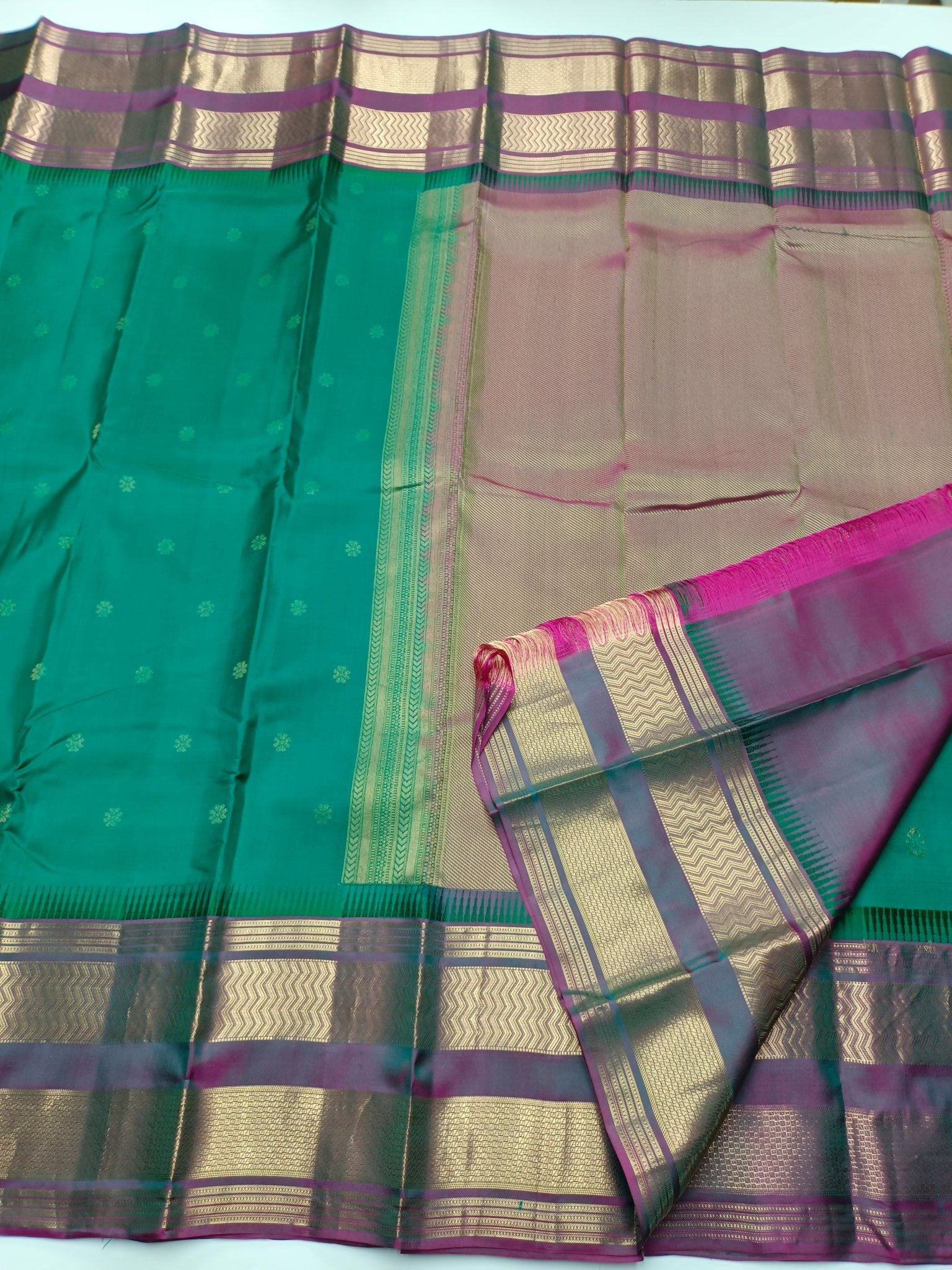 KANCHIPURAM PURE SILK SAREE - B S CHANNABASAPPA & SONS