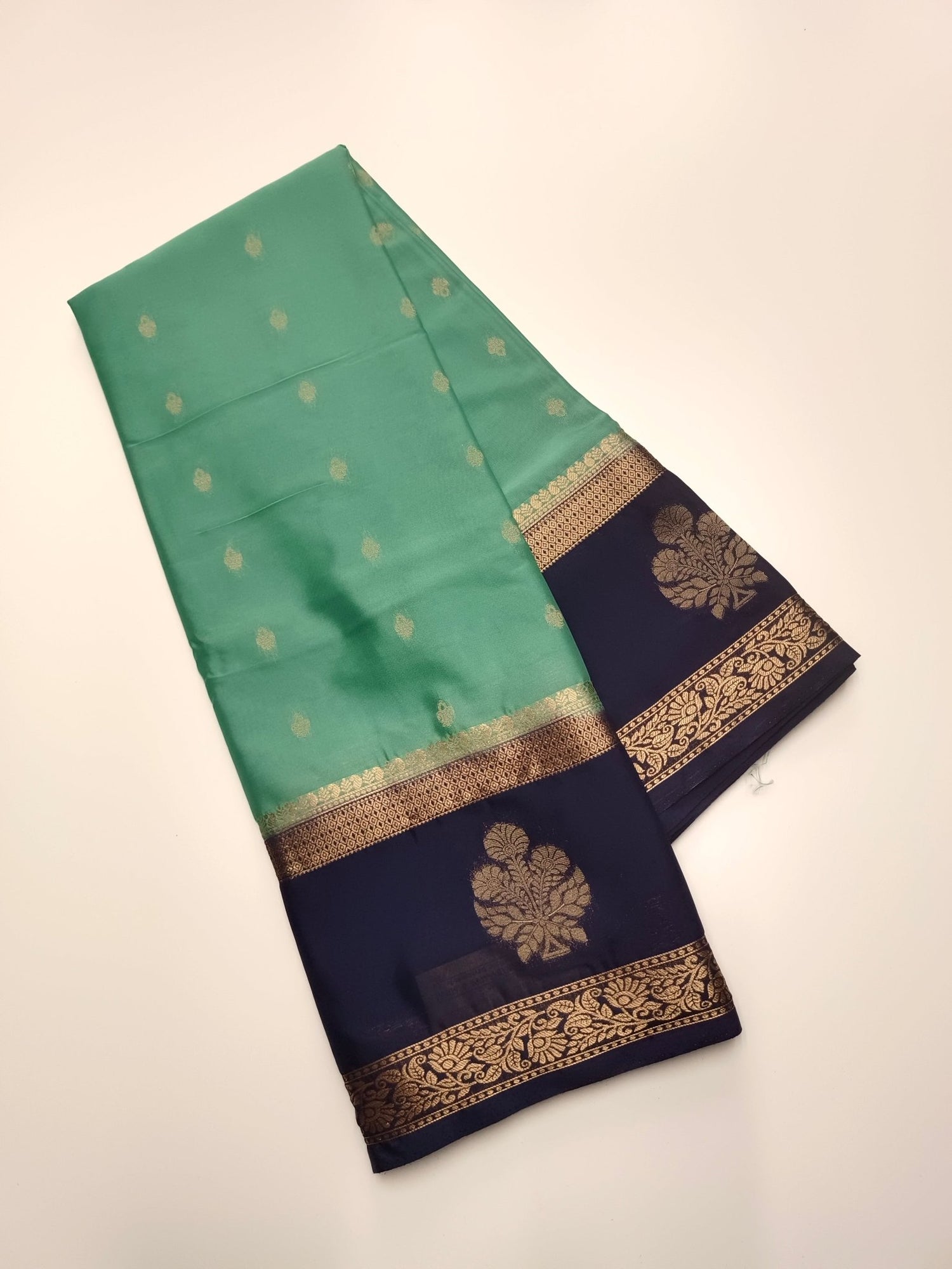 SEMI CREPE SILK SAREE - B S CHANNABASAPPA & SONS