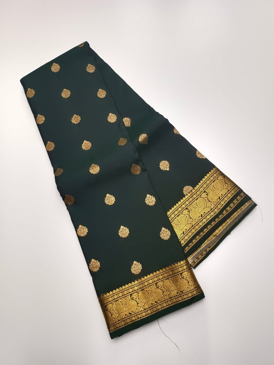 KANCHIPURAM SEMI SILK SAREE - B S CHANNABASAPPA & SONS