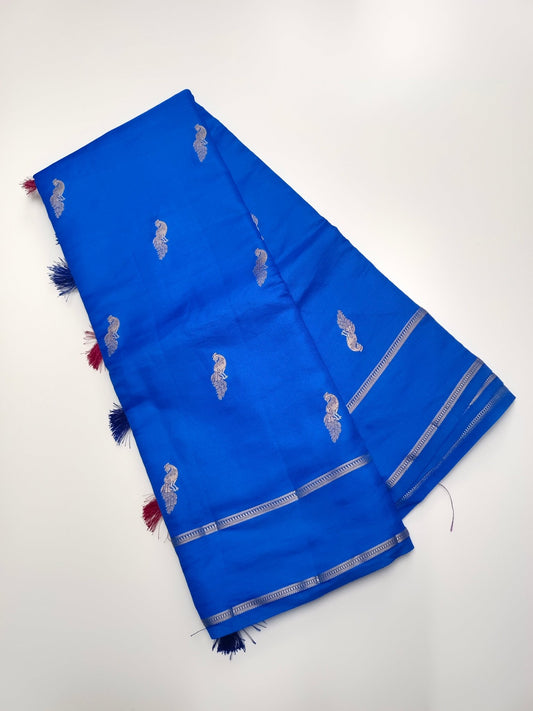 SEMI CREPE SILK SAREE - B S CHANNABASAPPA & SONS
