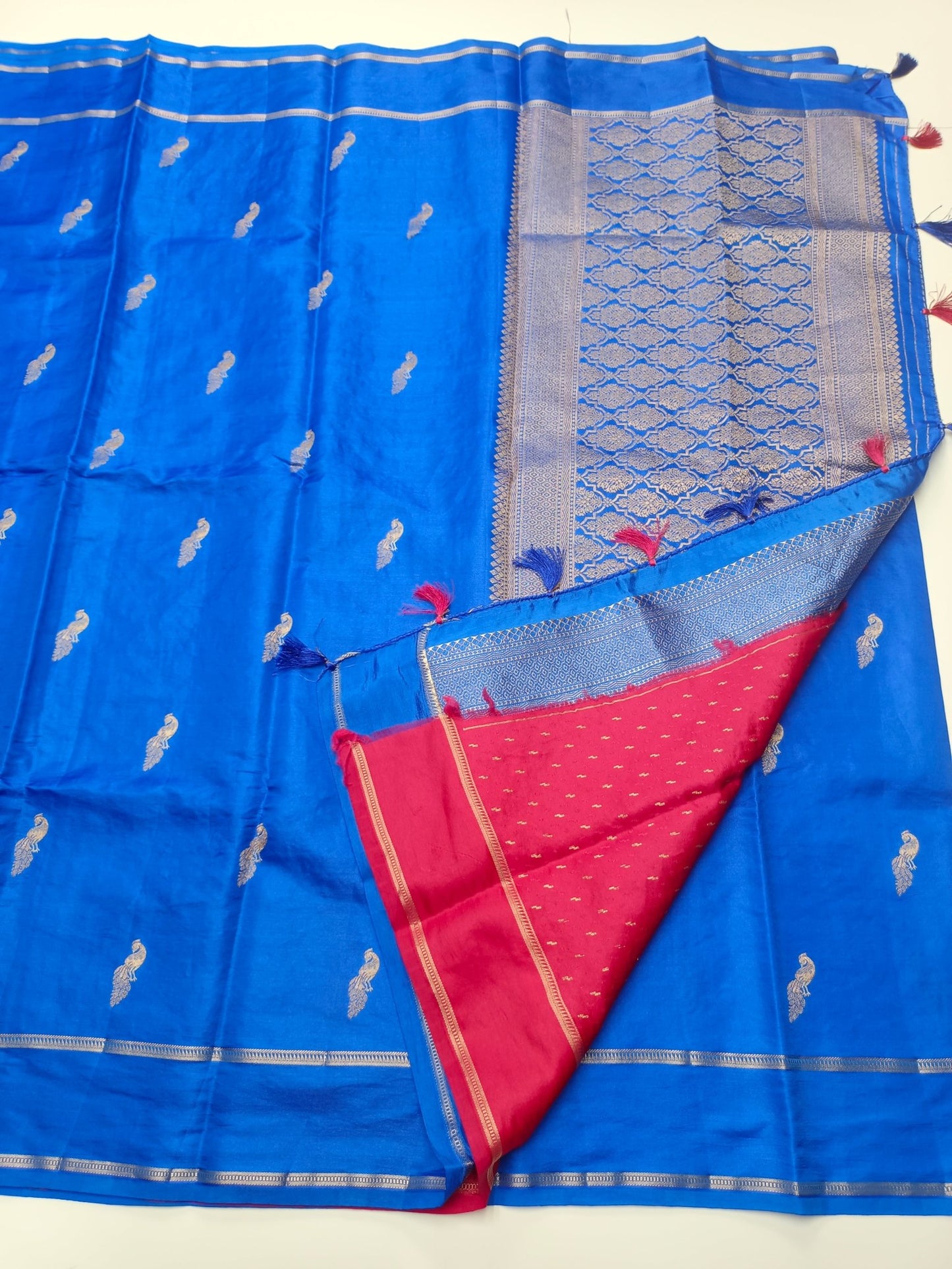 SEMI CREPE SILK SAREE - B S CHANNABASAPPA & SONS