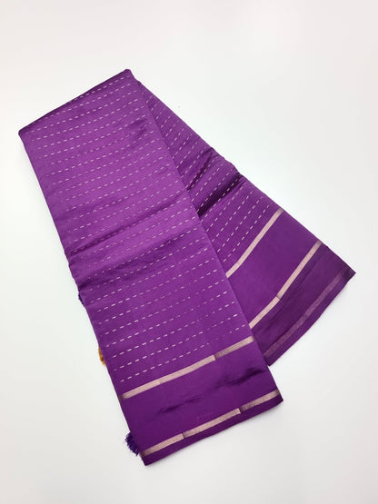 SEMI CREPE SILK SAREE - B S CHANNABASAPPA & SONS