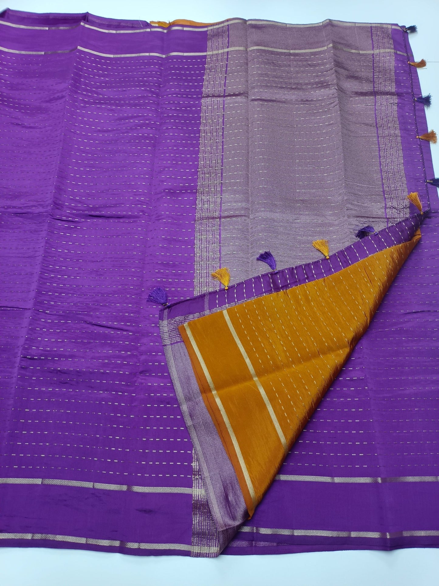 SEMI CREPE SILK SAREE - B S CHANNABASAPPA & SONS