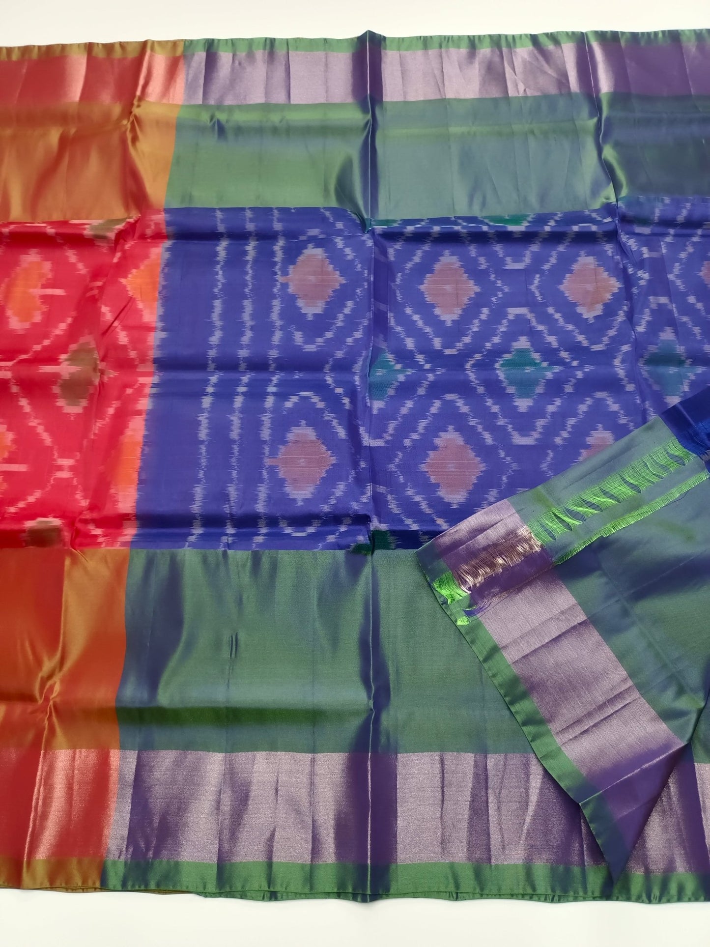 FANCY SOFT SILK SAREE - B S CHANNABASAPPA & SONS