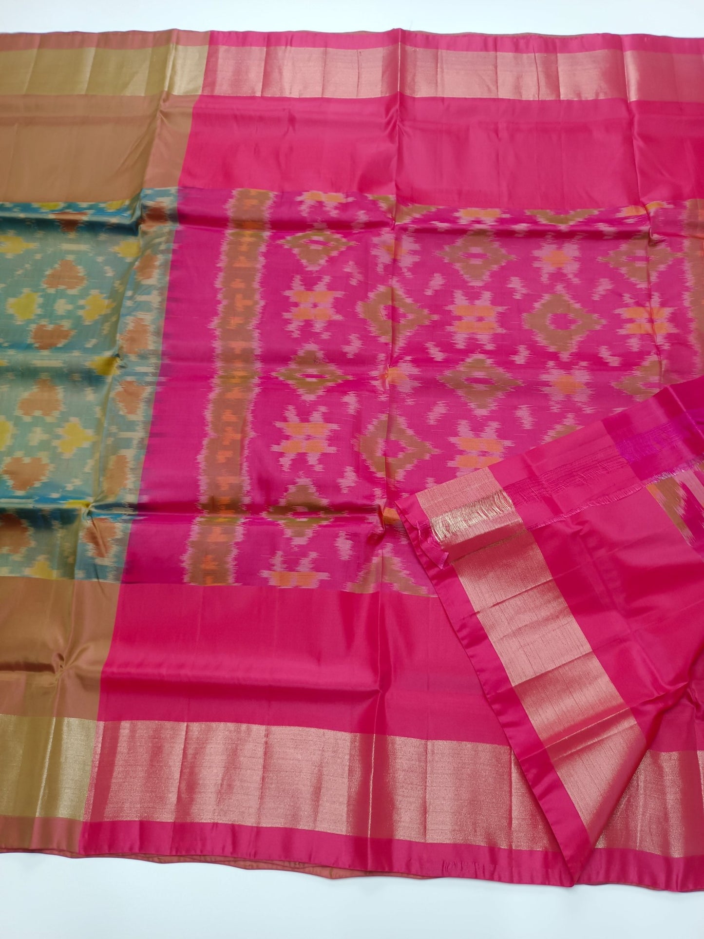 FANCY SOFT SILK SAREE - B S CHANNABASAPPA & SONS