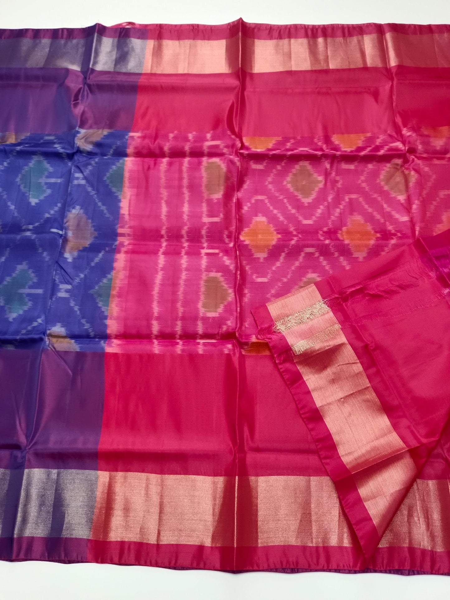 FANCY SOFT SILK SAREE - B S CHANNABASAPPA & SONS