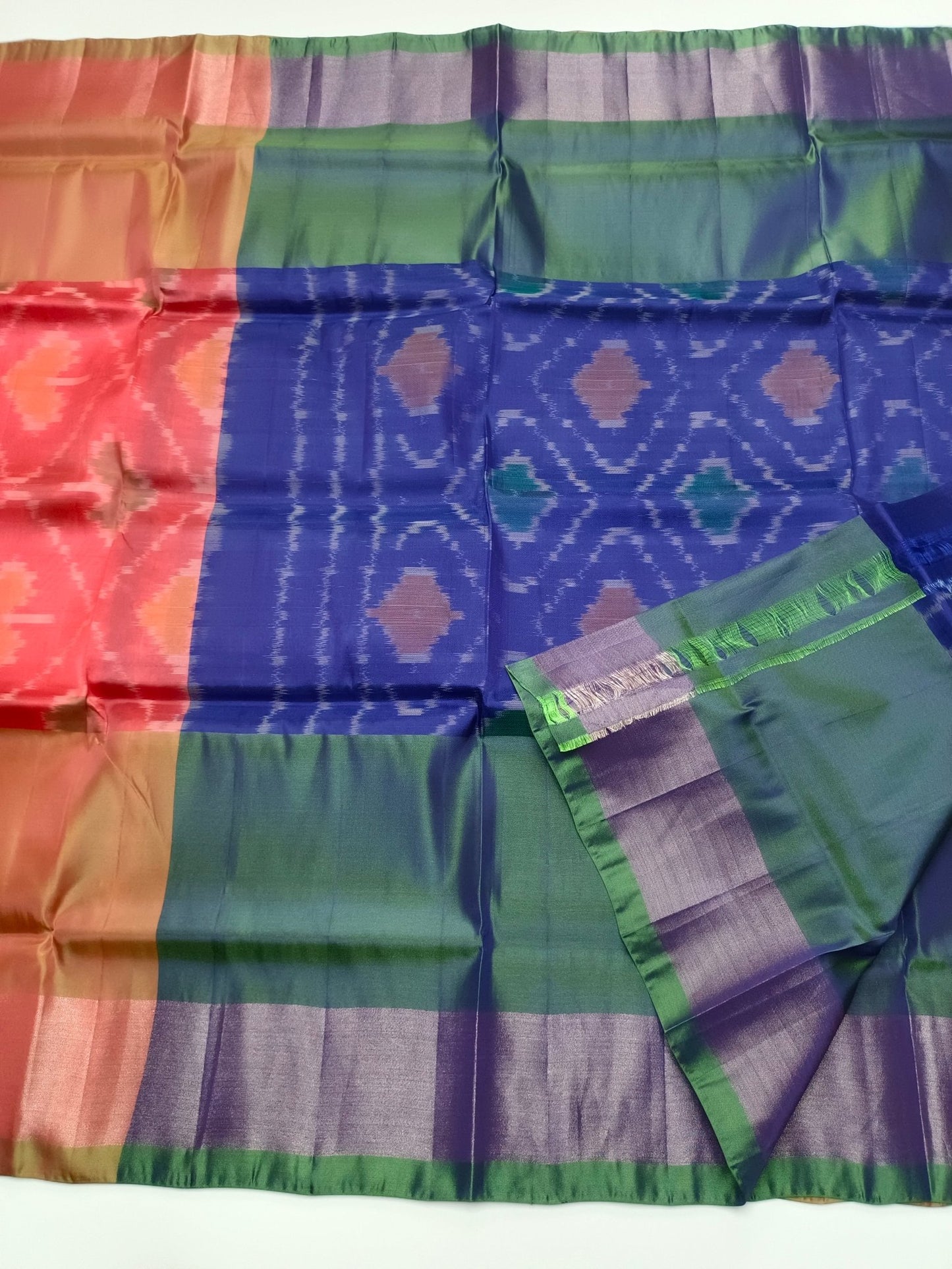 FANCY SOFT SILK SAREE - B S CHANNABASAPPA & SONS