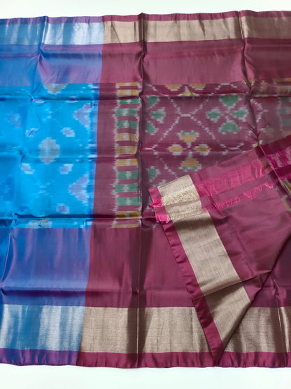 FANCY SOFT SILK SAREE - B S CHANNABASAPPA & SONS