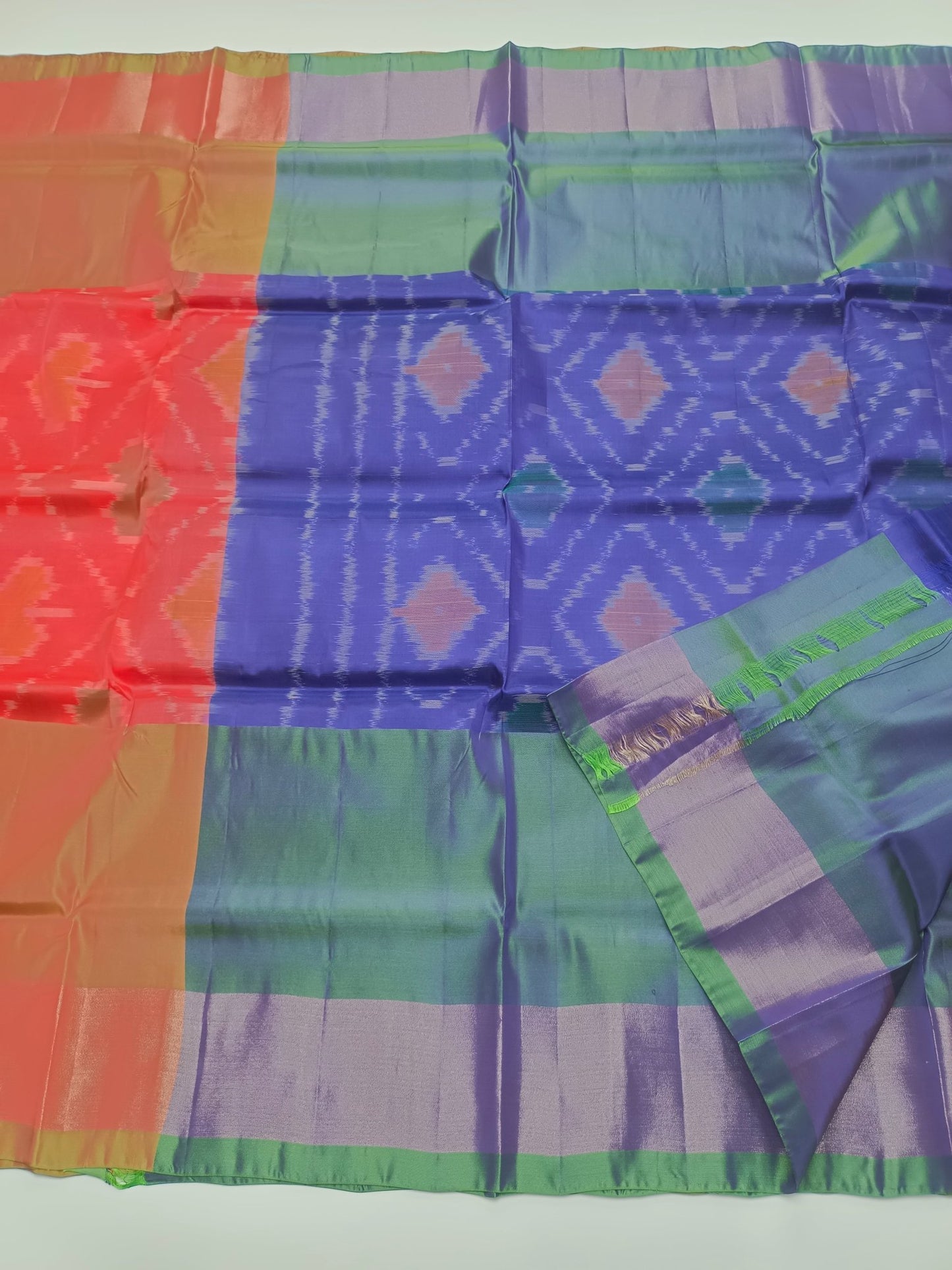 FANCY SOFT SILK SAREE - B S CHANNABASAPPA & SONS