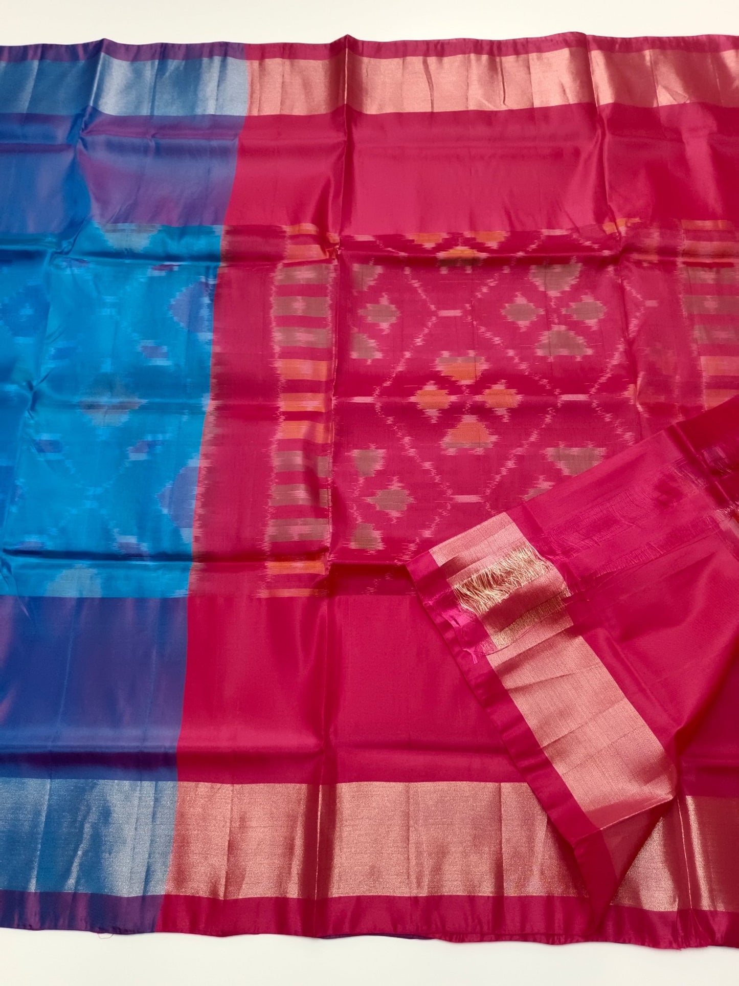 FANCY SOFT SILK SAREE - B S CHANNABASAPPA & SONS