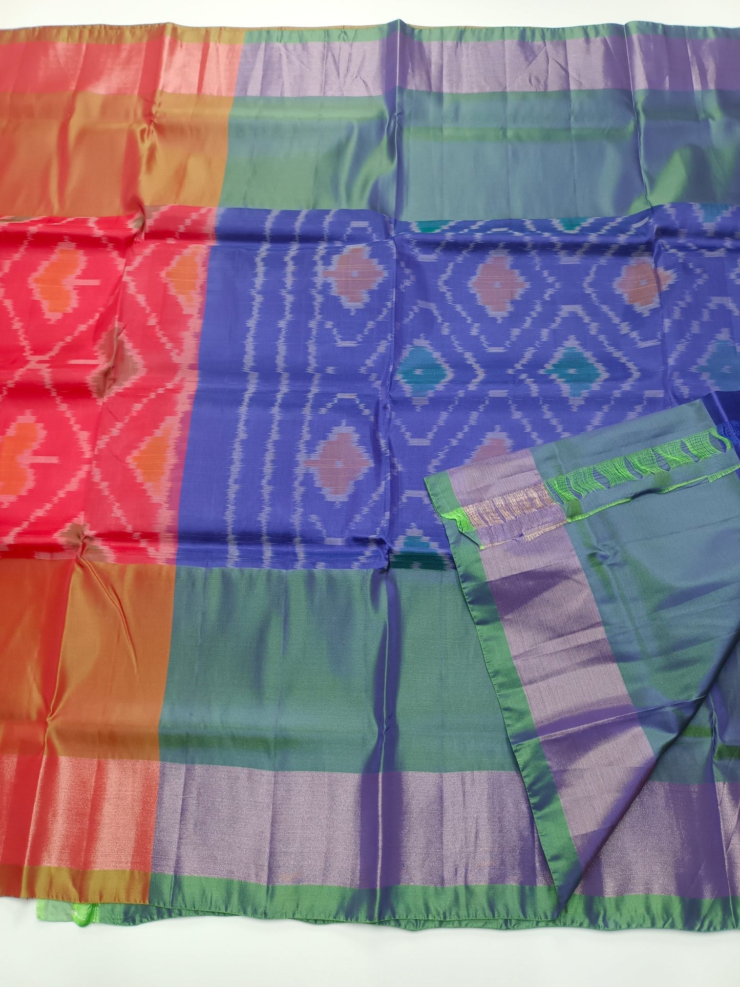 FANCY SOFT SILK SAREE - B S CHANNABASAPPA & SONS