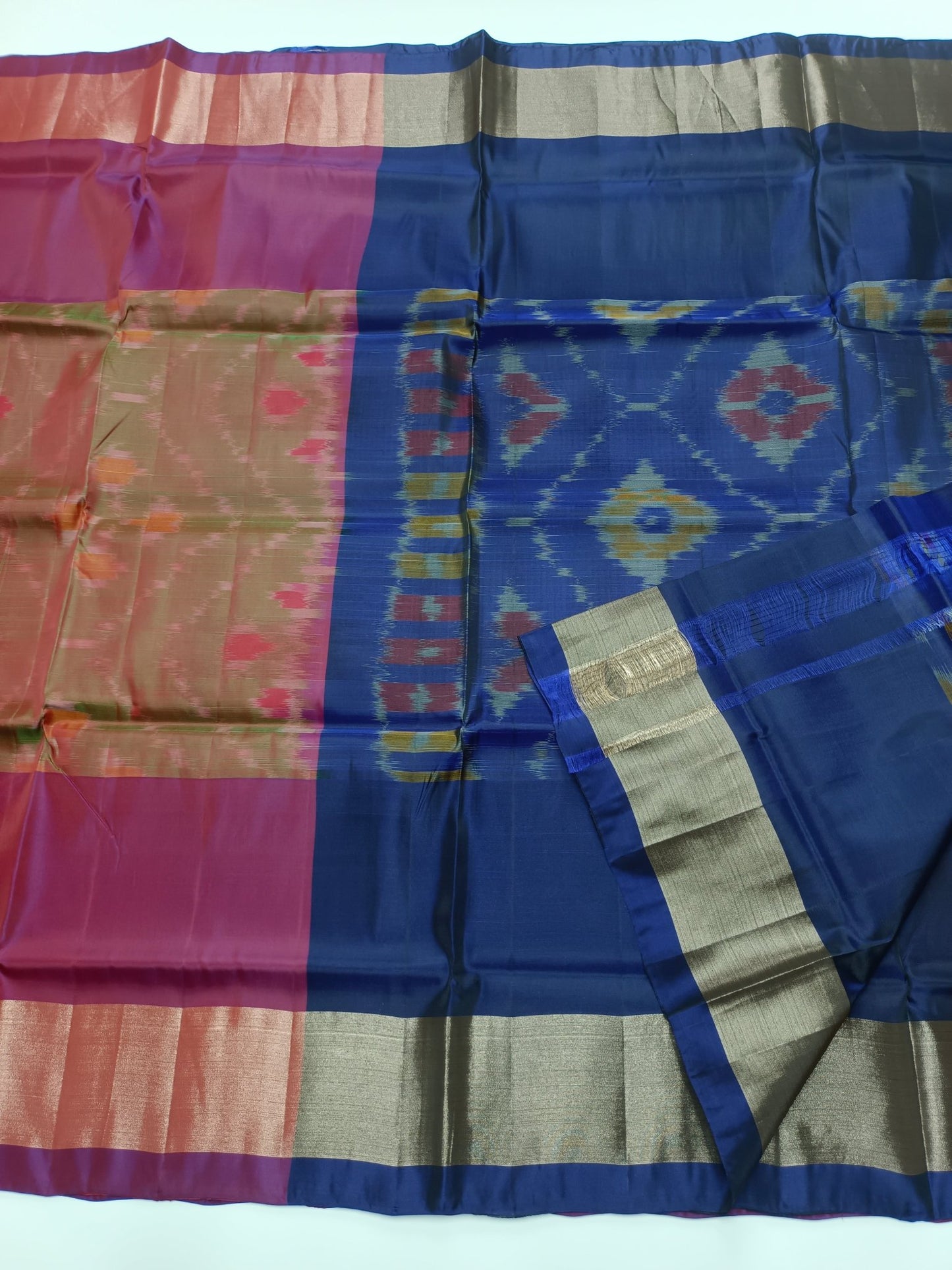 FANCY SOFT SILK SAREE - B S CHANNABASAPPA & SONS