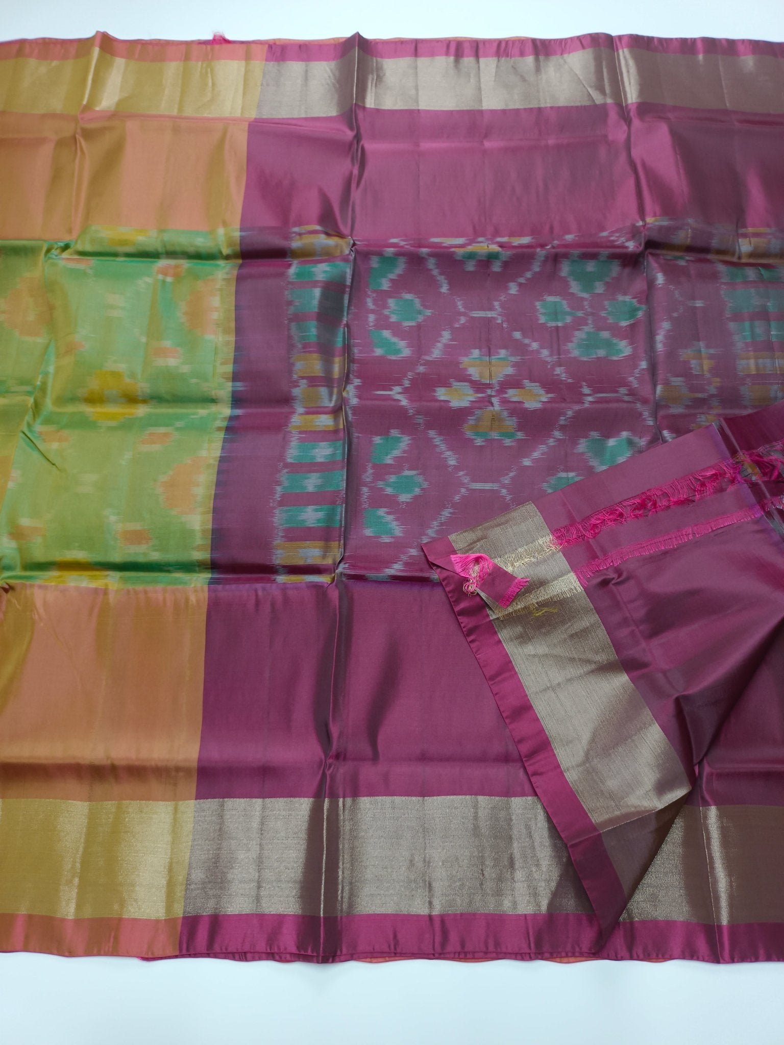 FANCY SOFT SILK SAREE - B S CHANNABASAPPA & SONS