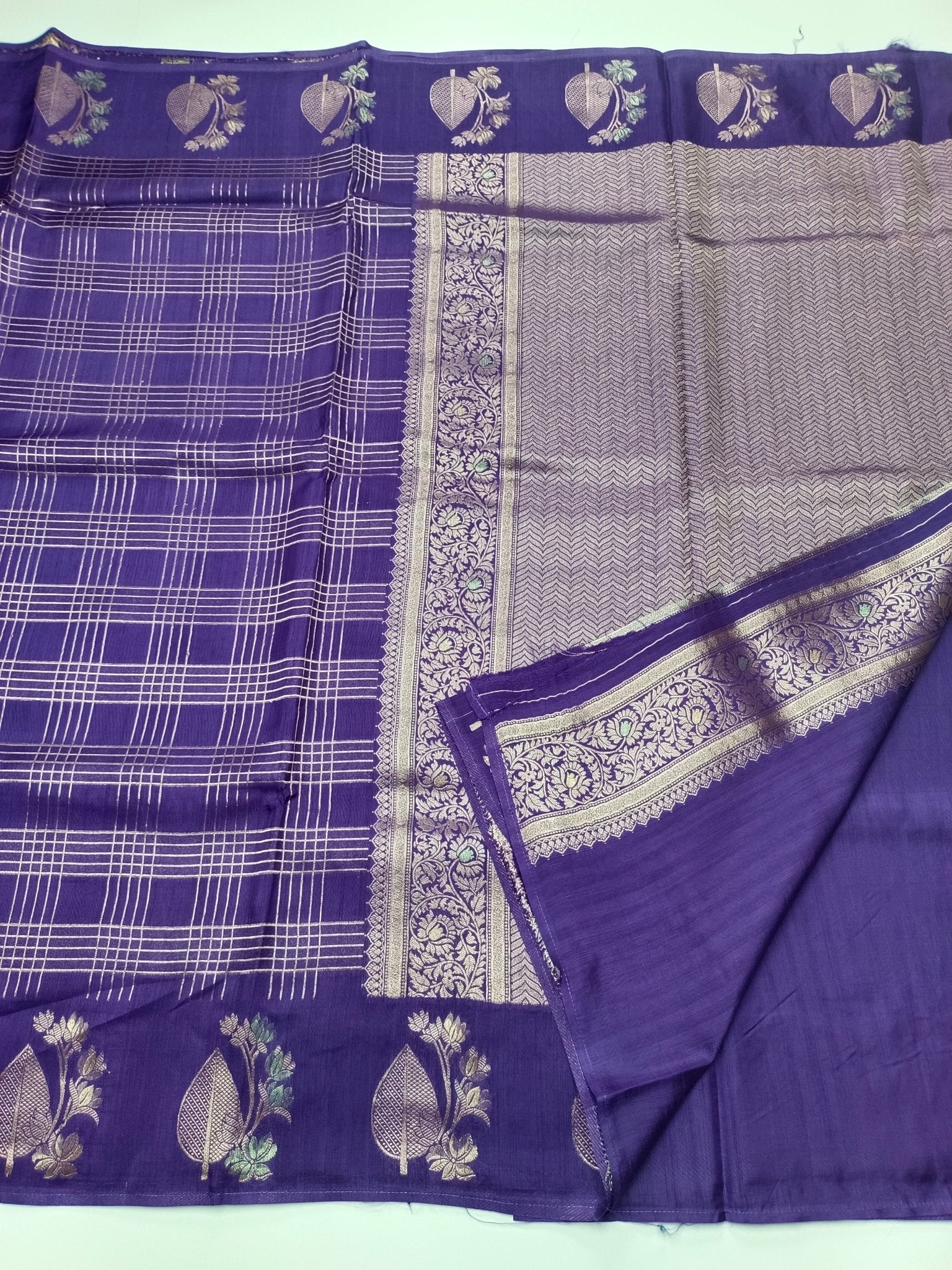 SEMI CREPE SILK SAREE - B S CHANNABASAPPA & SONS